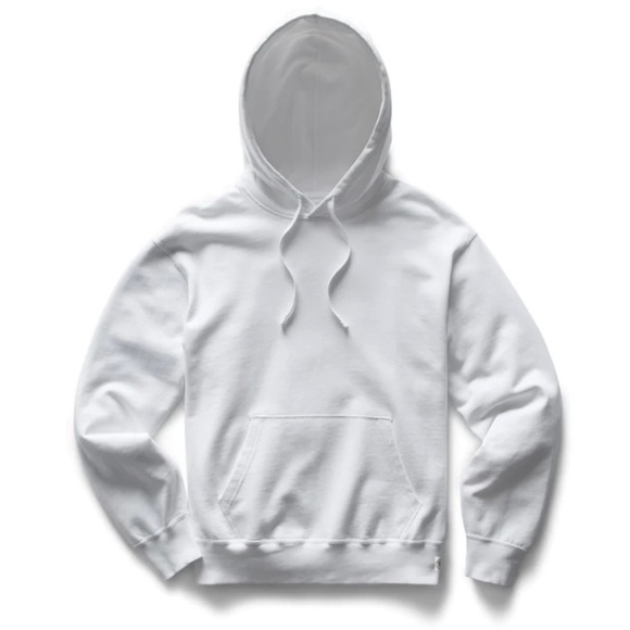 NWT Reigning Champ Lightweight Relax Terry Pullover Hoodie XS White - Picture 1 of 5